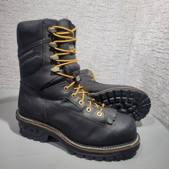 Georgia LTX Logger 9" Composite Toe Mens Size US 9M Waterproof Work Boot GB00619 - Picture 3 of 15